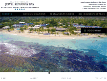 Tablet Screenshot of jewelrunawaybayresort.com